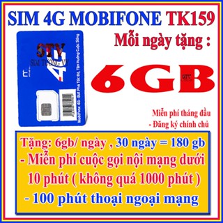 SIM 4G Mobi giá rẻ gói tk159, mxh100, tk135, kc90, kc120,  A89 ,A79, A68 , A119, c90n