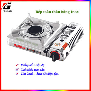 Bếp ga mini Namilux 2S 2021AS / PL2021AS - Chống cháy nổ - Toàn thân bằng inox