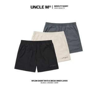  Quần short Uncle M vải dù nam nữ Unisex thêu - Novelty Short 