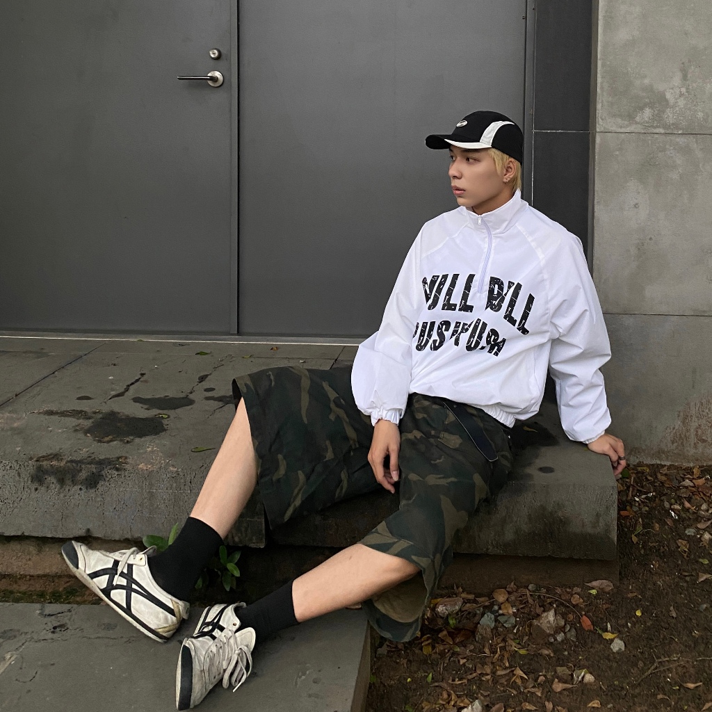 Áo Khoác Gió Unisex Form Boxy HALFZIP JACKET Zaagat Studio Chất Liệu Chống Nước, Chống Gió, Giữ Ấm Thu Đông Localbrand | BigBuy360 - bigbuy360.vn