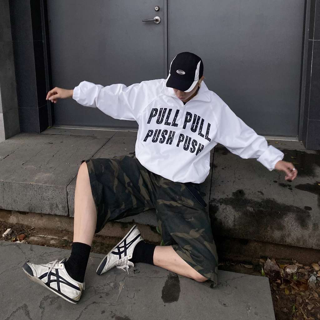 Áo Khoác Gió Unisex Form Boxy HALFZIP JACKET Zaagat Studio Chất Liệu Chống Nước, Chống Gió, Giữ Ấm Thu Đông Localbrand | BigBuy360 - bigbuy360.vn