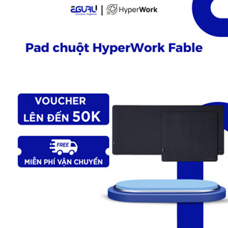 Pad chuột HyperWork Fable (Cordura Fabric), Gọn nhẹ, Tiện lợi - Hàng Chính Hãng - Bảo Hành 12 Tháng