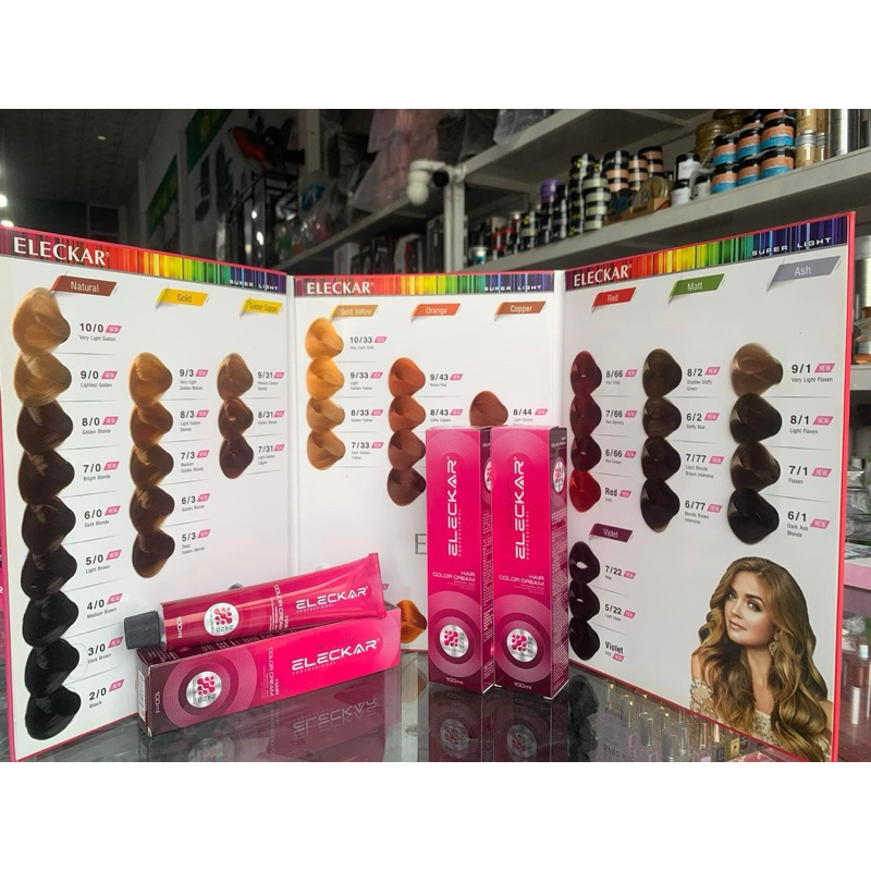 Thuốc nhuộm Tóc Eleckar Hồng 100ml