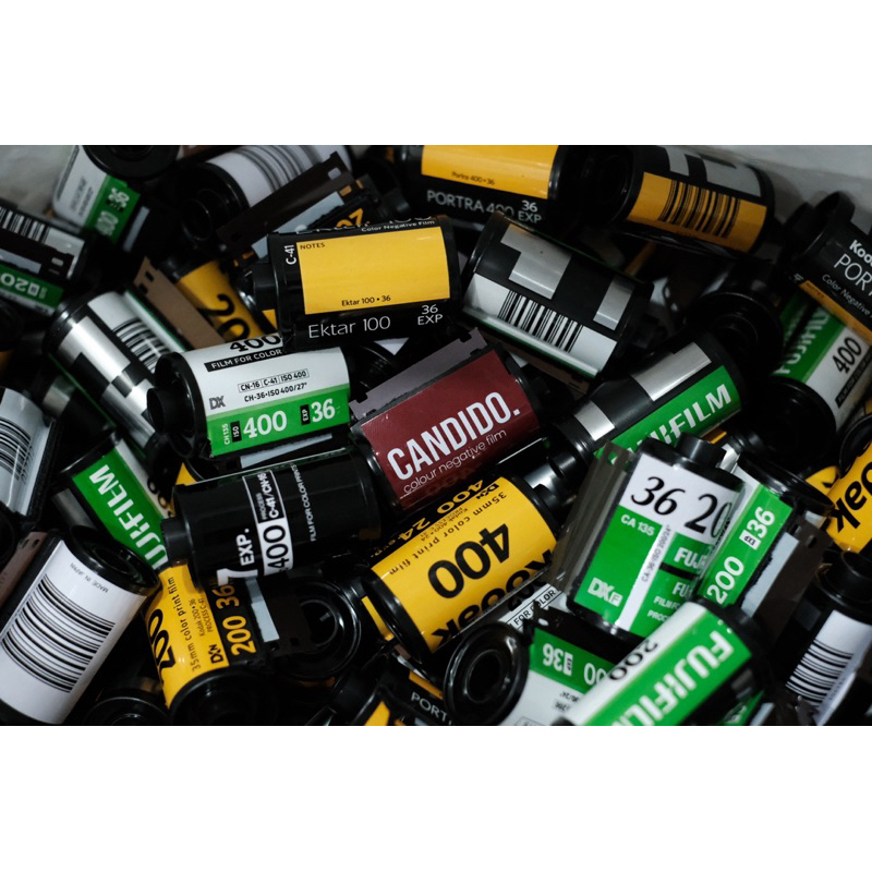 lõi film và vỏ film 35mm - vỏ nhựa đựng film