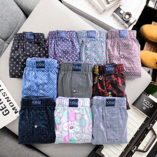 (Có túi) Quần Đùi Nam Vải KATE Cotton 100 Thoáng Mát Mặc Ngủ Họa Tiết Kẻ Sọc Form 45-95kg