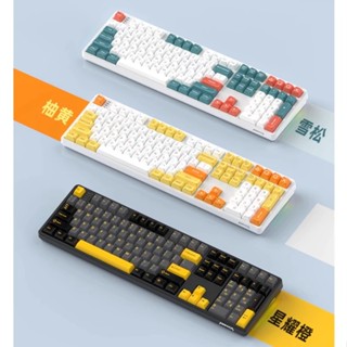 (sẵnn) - Bộ Bàn Phím Cơ Fullsize Monka 3108 - 1 Mode | 3 Mode - Mạch Xuôi - RGB - 108 Phím