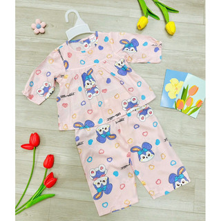 (7-25kg)đồ bộ tole lanh dài tay bé gái nhiều mẫu