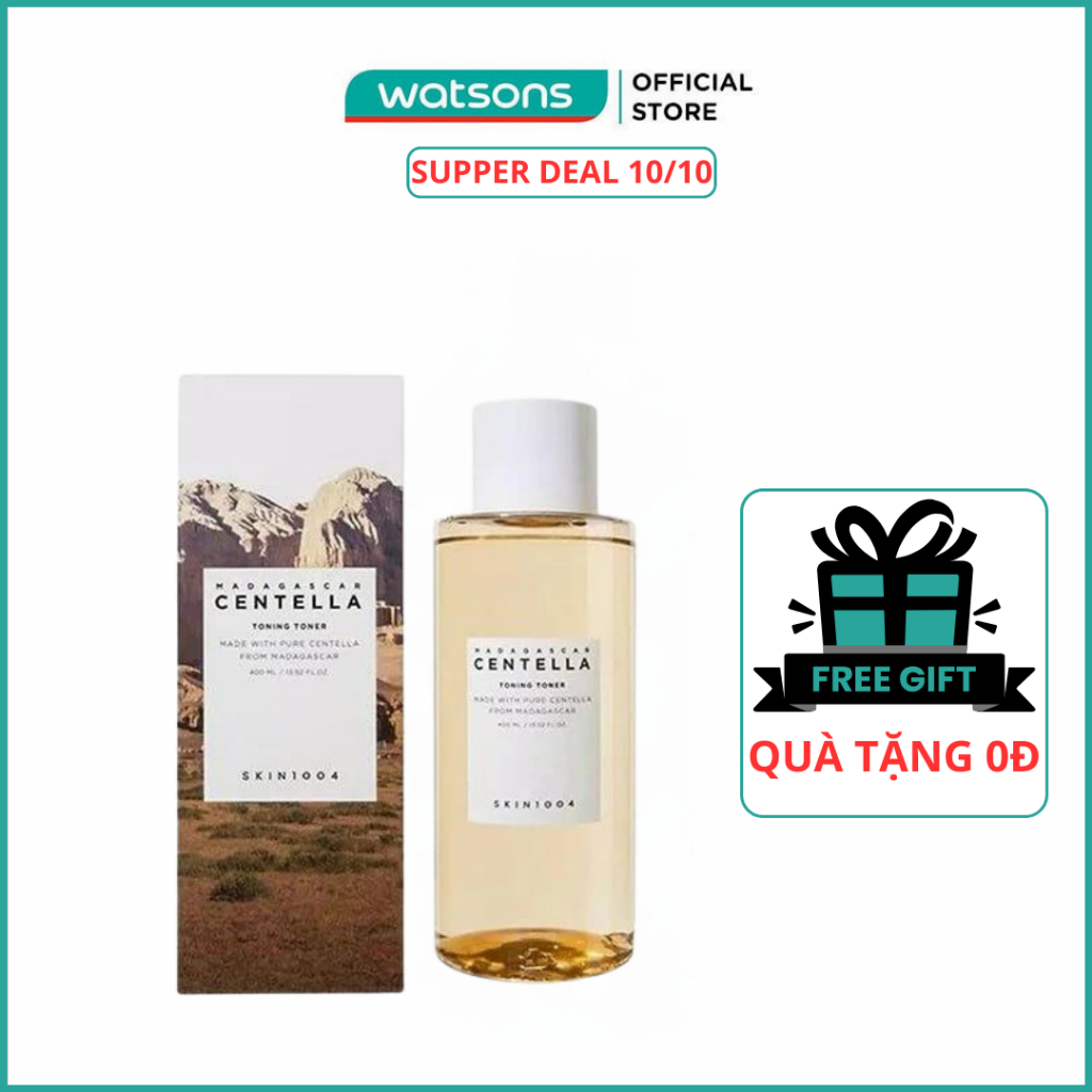 Nước Hoa Hồng Skin1004 Giúp Cân Bằng, Dưỡng Trắng Da Chiết Xuất Rau Má  Toner 210ml Watsons Official