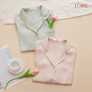 Bộ Đồ Ngủ Lụa Basic Dáng Dài Thoải Mái Loirechic PDD06