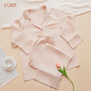 Bộ Đồ Ngủ Lụa Basic Dáng Dài Thoải Mái Loirechic PDD06