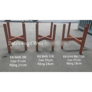 Chân kệ gỗ(phụ kiện bình nước)
