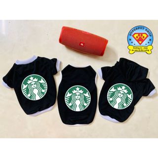 ÁO THÚ CƯNG LO GO STAR.BUCKS ĐEN XINH XẮN