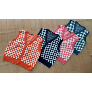 Áo len Gile Z.A.RA hoạ tiết kẻ caro hàng xuất