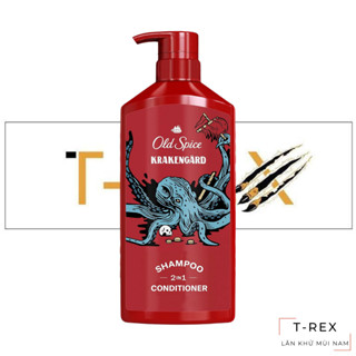 Dầu Gội Xả 2 in1 Old Spice Krakengard Hương Tươi Mát 650ML