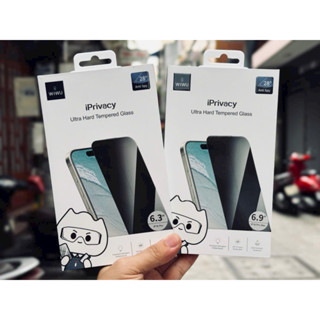 Cường lực Wiwu chống nhìn trộm 4 chiều 360 độ IPhone 16promax/16pro/15promx/15plus/14pro Max(chống nhìn trộm tuyệt đối)