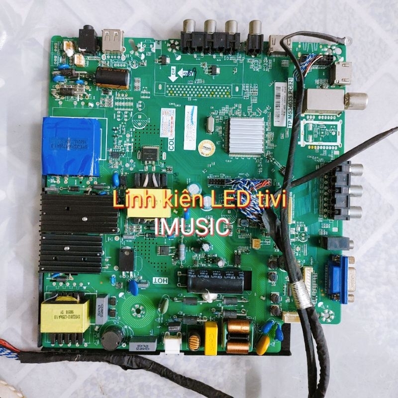 Bo khiển liền nguồn tivi IMUSIC mã bo TP.MS3463S.PC821