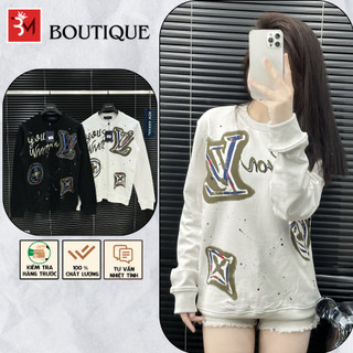  Áo Nỉ Sweater Nam Lờ Vê In Hình Logo Siêu Chất - Áo Sweater Nỉ Nam Nữ Eo Vì Chất Nỉ Dày Dặn 880110 