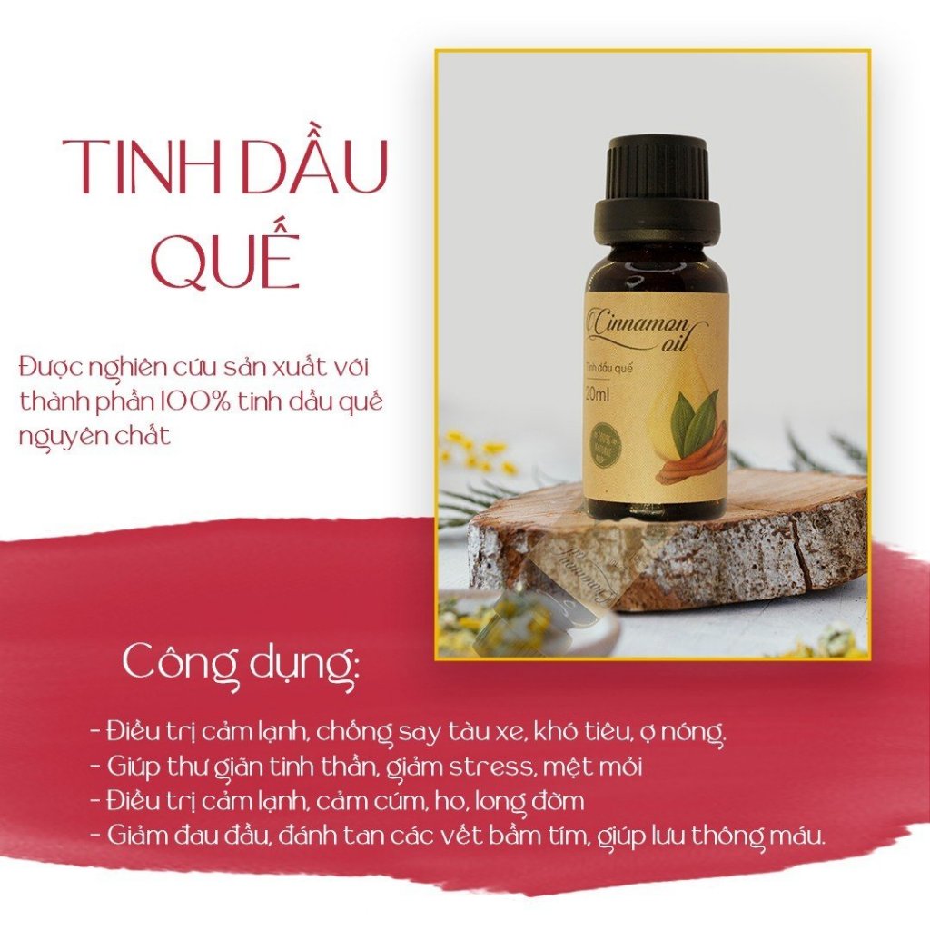 Tinh Dầu Quế Nguyên Chất