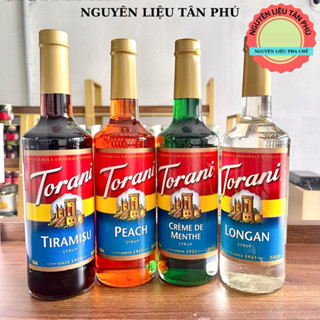 Siro (Syrup) Torani 750ml đủ vị (dâu, vải, đào, táo, chocolate, dừa, vanila, việt quất, bạc hà, cherry, kiwi, xoài.