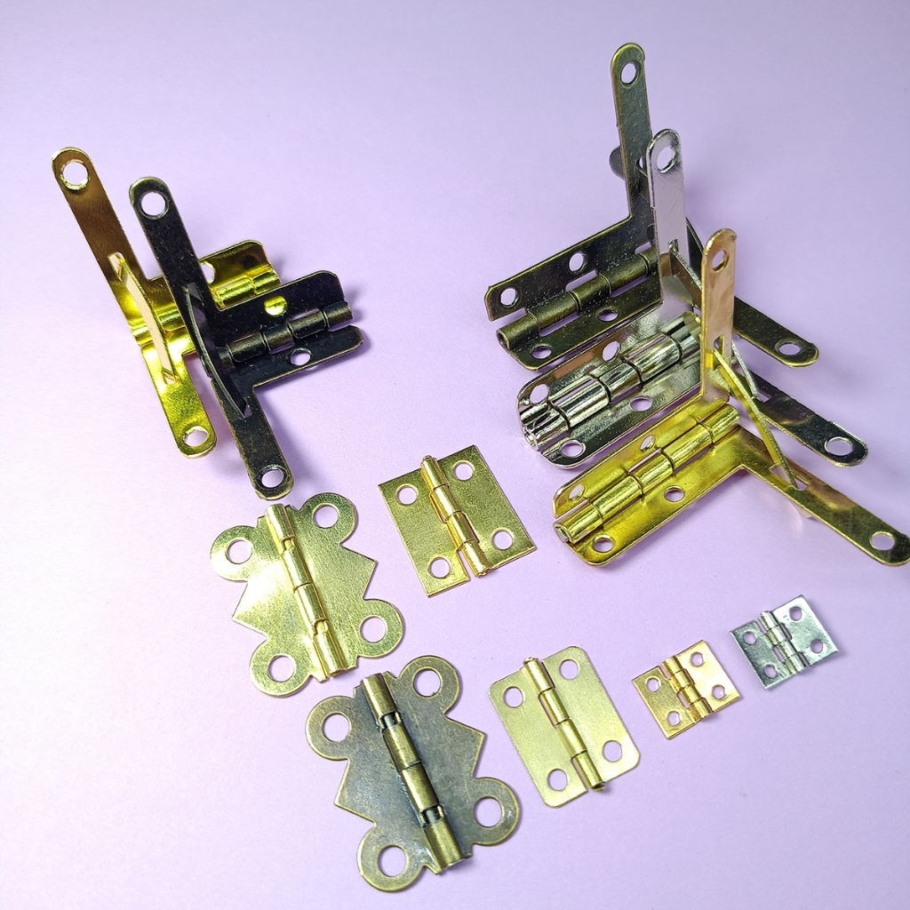 Bản lề mini kèm vít dùng để chế DIY