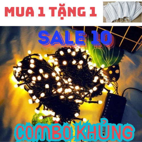 50M DÂY ĐÈN LED TRANG TRÍ NGOÀI TRỜI CHỐNG NƯỚC 240 BÓNG LED [SIÊU RẺ]