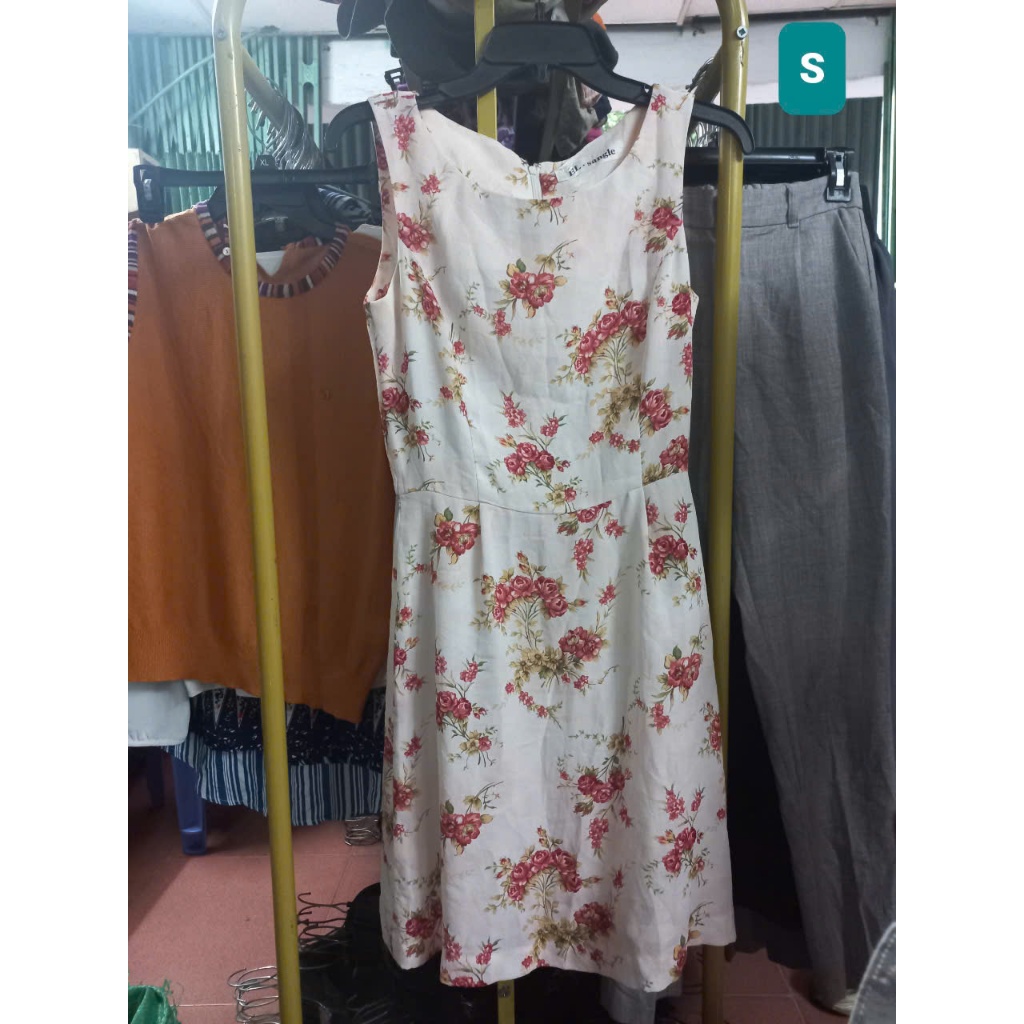 áo đầm hoa S MS11