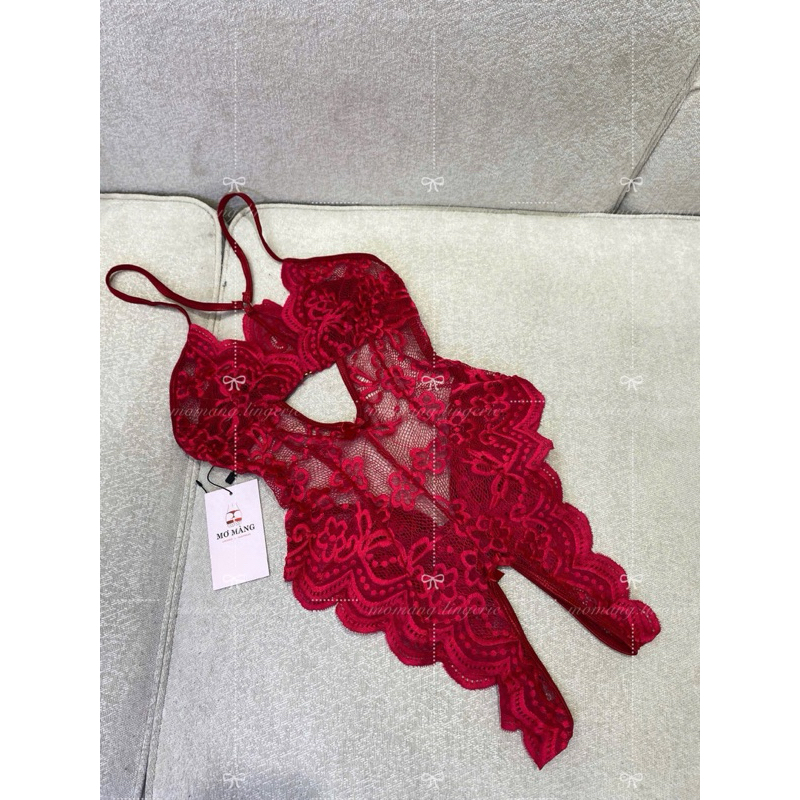 B001 Bodysuit Ren Nữ Mềm Mại, Có Dãn Sexy Mơ Màng, Bodysuit Nữ Phong Cách Gợi Cảm Quyến Rũ