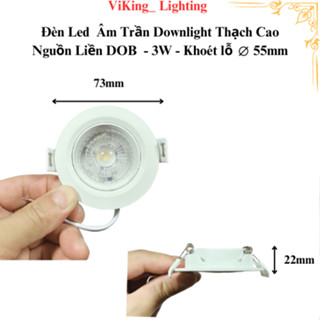 Bóng Đèn Led Âm Trần 3W Phi 55 Đèn Âm Trần Đèn Led Mắt Trâu Tiết Kiệm Điện Bóng Đèn Led Thạch Cao 5W 7W 9W