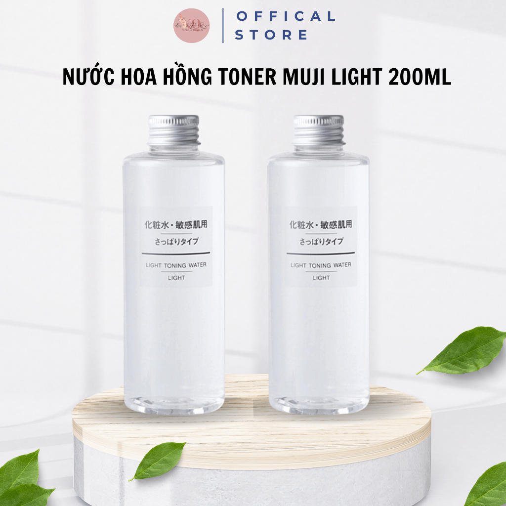 Nước hoa hồng Toner Muji Light Mẫu mới 300ml thích hợp cho da thường và da dầu