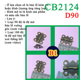 Bản lề mini làm hộp, tủ nhỏ