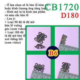Bản lề mini làm hộp, tủ nhỏ