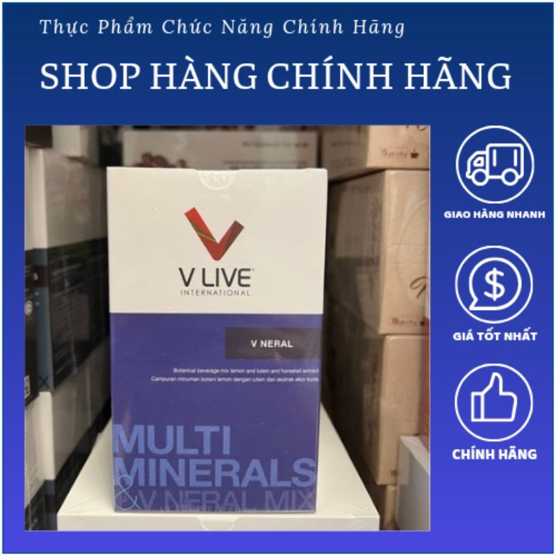 [ hàng chính hãng ] Vneral Vlive - Bộ 3 Vlive V-NEREL giúp trẻ hóa tế bào và đẹp da.