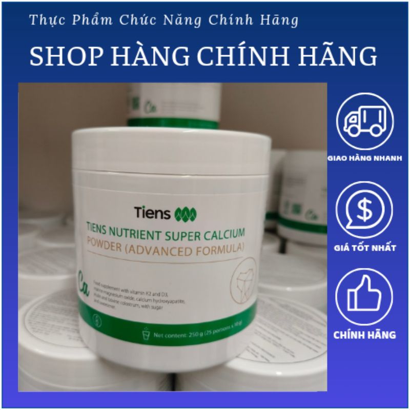Sản phẩm bột hữu cơ canxi nhập khẩu chấu Âu Nutrient Super Calcium Powder (Advanced Formula) 1 hộp 250g