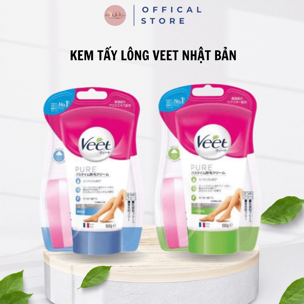 Tẩy lông Veet Nhật không gây đau rát và an toàn cho mọi làn da