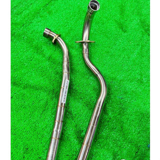 Cổ Pô Inox Cho Wave Alpha 100 - 110, S110, Rsx, Blade 110 Siêu Sáng Không Gỉ