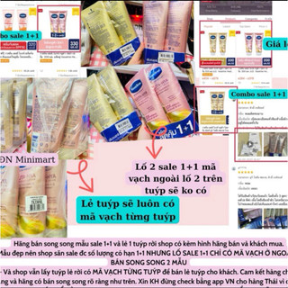 Sữa Dưỡng Thể Vaseline 50x 290ml