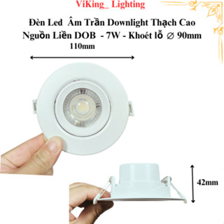 Bóng Đèn Led Âm Trần 7W phi 75 Phi 90 Đèn Âm Trần Tiết Kiệm Điện Đèn Led Mắt Trâu Bóng Đèn Led Thạch Cao 3W 5W 9W