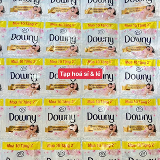 (tặng thêm 2 gói mỗi dây) Dây Nước Xả Vải Downy tinh khôi lan tiên & trà trắng Thơm Lâu dây 10 gói