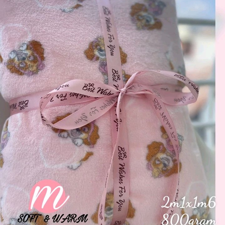 CHĂN MỀN HELLO KITTY CHO BÉ - 2m2 x 2m1 mềm mịn