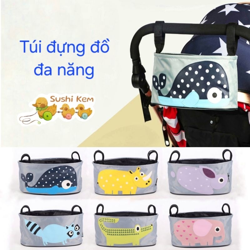 Túi treo xe đẩy đựng đồ cho bé