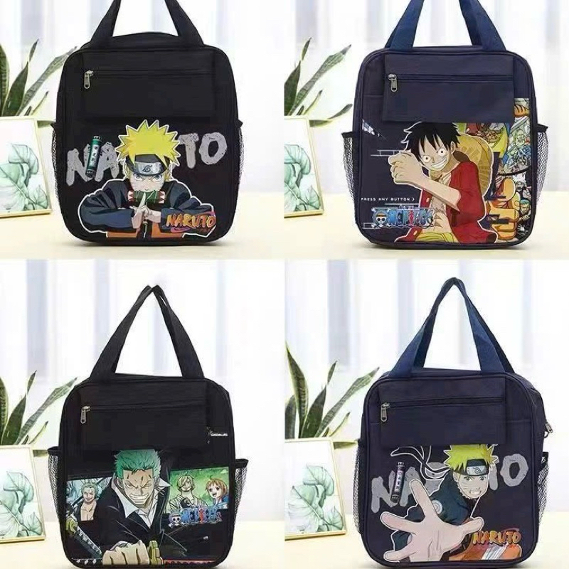 Túi Đeo - Balo A36 Dùng Đi Học Thêm Hình Naruto - One Piece - Gấu Dâu - Kuromi - Phi Hành Gia.