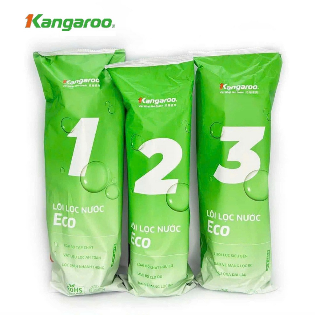 Bộ lõi lọc nước Kangaroo số 1, 2, 3