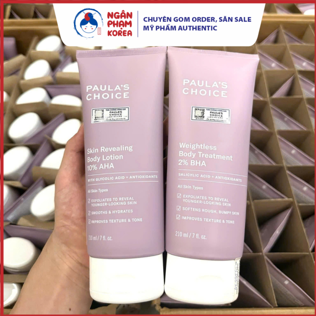  Kem Dưỡng Toàn Thân Đều Màu Da Chứa 10% AHA   2% BHA Body Lotion 