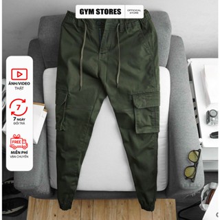 Quần Jogger Kaki Túi Hộp BO CHÂN GYM STORES Nam Chất Vải Kaki cao cấp quần túi nắp JCH88