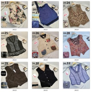 [Up 08/06] Gile (gillet) Vintage Độc-Lạ-Hiếm UNISEX BIGSIZE 2hand