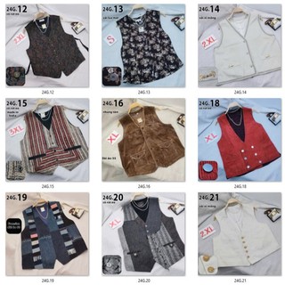 [Up 08/06] Gile (gillet) Vintage Độc-Lạ-Hiếm UNISEX BIGSIZE 2hand