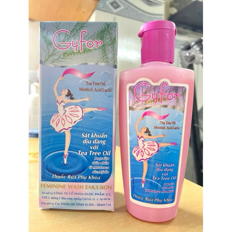 RỬA PHỤ KHOA GYFOR - CỰC THƠM CHAI 100ML