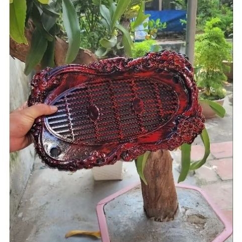 KHAY TRÀ NHỰA GIẢ GỖ KHAY BẦU DỤC