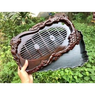 KHAY TRÀ NHỰA GIẢ GỖ KHAY BẦU DỤC