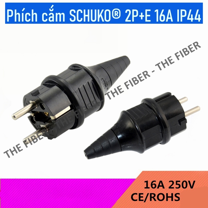 Phích cắm SCHUKO® 2P+E 16A IP44